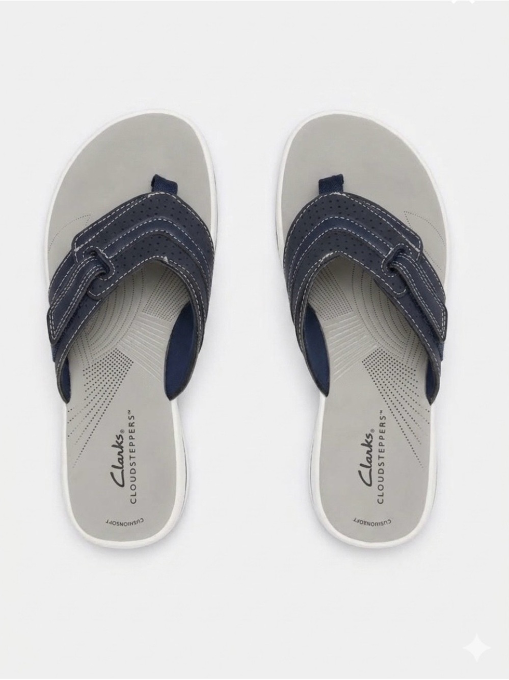 👠Clarks NAVY Cloudsteppers Women’s Sandals Size 6